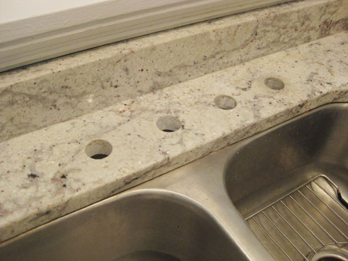 Faucet Holes